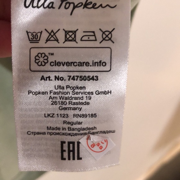 Ulla Popken Sage Cotton Tee - Picture 6 of 7